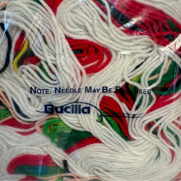Bucilla Santa Candy Dish yarn art craft kit new never opened - Picture 6 of 9